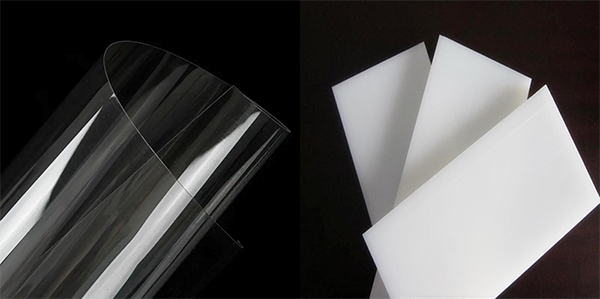 PET塑料(左圖)與PP塑料(右圖) PET塑料(左圖)與PP塑料(右圖)